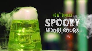 Halloween Cocktail: Spooky Midori Sour