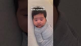 The swaddle that hugs your baby and allows them to move #swaddelini #whyswaddle #howtoswaddle