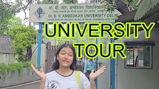 Dr Br Ambedkar university tour kashmere gate Delhi ||AUD Tour||.