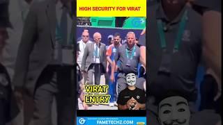 America Gave High Security for Virat Kohli #shorts #FameTechz