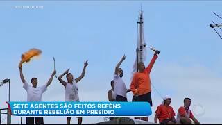 Agentes penitenciários são feitos reféns durante rebelião em presídio de Manaus