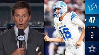 Tom Brad says Lions are "absolutely" the best NFL team he ever seen after humiliate Cowboys 47-9