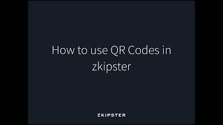 Guest Check-in: How to use QR Codes in zkipster | zkipster Tutorial