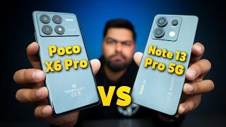 مقایسه پوکو ایکس ۶ پرو و شیائومی ردمی نوت ۱۳ پرو فایوجی | Poco X6 Pro vs Redmi Note 13 Pro 5G