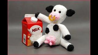 How to Crochet Tutorial: Cow Amigurumi by YARNutopia