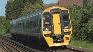 FGW 158798 In Springboard Opportunity Group Livery Passes Angmering For Bristol Temple Meads