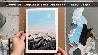 Acrylic Painting : Paint an Abstract Landscape