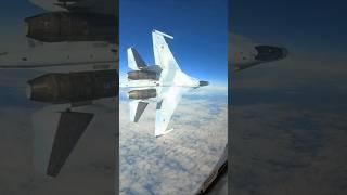 US F-16 intercepting a Russian Tu-95 was subjected to an unsafe maneuver by a Russian Su-35