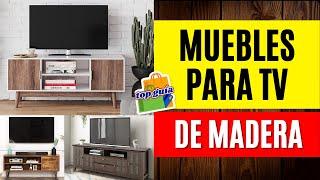 MUEBLES PARA TELEVISION DE MADERA MODERNOS | IDEAS DE MUEBLES PARA TV