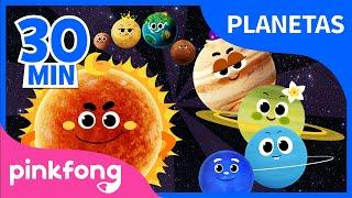 El Sistema Solar para niños | Canciones de Planetas | +Recopilación | Pinkfong Canciones Infantiles