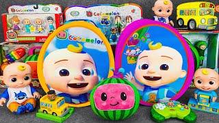 99 Minutes COCOMELON Collection Unboxing - Satisfying Unboxing JJ Surprise Eggs (ASMR)