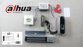 DAHUA ASI1202M - Access Control - wiring diagram, programming