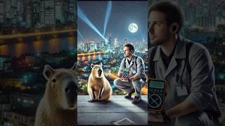 Amazing Capybara Fusion:  Profession Hybrid Creations! ️ #short #capybara