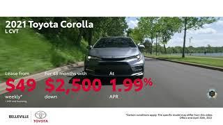 Belleville Toyota - April 2021 Special Offers