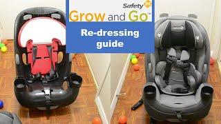 2020 Version | Safety 1st Grow and Go 3-In-1 Car Seat - Cover re-dressing guide | Step by step