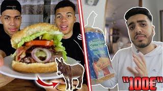 PrankBros essen ESELFLEISCH?! Der "100€" Burger | ArwiRano
