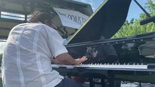 Alan Palmer at the Melodious Thunk jazz Festival in Hudson