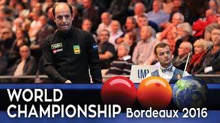 3-CUSHION WC Bordeaux 2016 - Pierre SOUMAGNE vs Daniel SANCHEZ