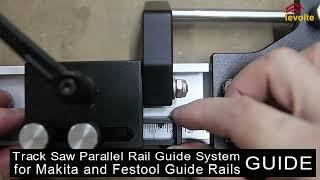 Best Track Saw Parallel Rail Guide System for Makita and Festool Guide Rails