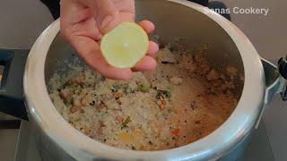 Easy Breakfast Recipe | How To Make Tasty Wheat Rava Upma