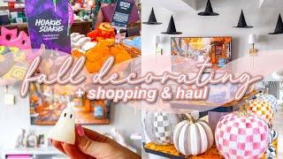 Shopping & Decorating For Fall! | + Full Haul From Trader Joes, Target & More | Lauren Norris