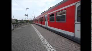 Kelsterbach - S-Bahn Rhein-Main mit ET 420, ET 423 -  DoSto - BR 612