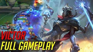 WILD RIFT VICTOR FULL GAMEPLAY (CHINESE TEST SERVER) - ARCANE HYPE?