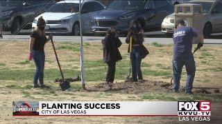 City of Las Vegas, Get Outdoors Nevada partners with FOX5 Super Build to plant trees at new