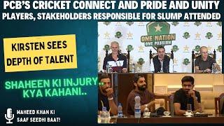 PLAYERS, STAKEHOLDERS RESPONSIBLE FOR SLUMP GIVE SUGGESTIONS AT PCB’S CRICKET CONNECT..