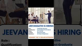 Jeevansathi HIRING #job #mncjobs #2025job #FRESHERS2025 #immediatejoiners #itcareer #jobsforfreshers