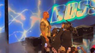 The Rock Returns Live Crowd Pop - WWE Bad Blood 10/5/24