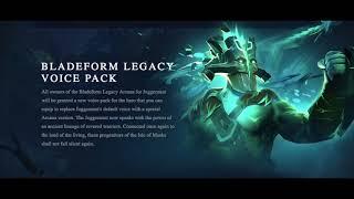  Bladeform legacy Voice Pack  Juggernaut - Dota 2 7.07 update