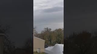 Weird rectangle cloud portal outside my house ( this thing is way bigger than it appears in video)