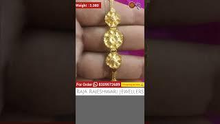 3.080 Gram$ Bracelet #goldjewellery  #916gold #18ktgold #rajarajeshwarijewellers #goldandsilver