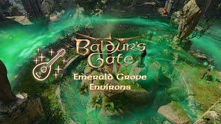 Emerald Grove Environs Music Mix + Ambient Video | Baldur's Gate 3