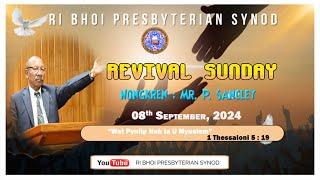 MR. P. SYNGKLI | REVIVAL SUNDAY 2024 | RI BHOI PRESBYTERIAN SYNOD