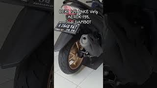 YAMAHA LEXI 125, pake Velg YAMAHA AEROX 155, jadi lebih Gambot #yamahalexiindonesia