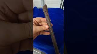 Pt 1 - Hand Carved Olive Branch Scrolls - HHFI Ebony High Eb Tin Whistle - #tinwhistle #woodworking