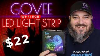 GOVEE WI-FI RGB LED LIGHT STRIP UNBOXING | UPGRADE YOUR TWITCH STREAM