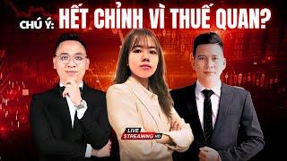 VNindex hôm nay: Thị trường chứng khoán sẽ hết điều chỉnh vì thuế quan Mỹ và Trung Quốc?