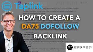 How to create a DA75 dofollow backlink