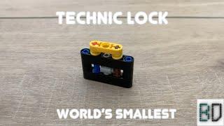 World’s Smallest Technic Lock | Lego Technic