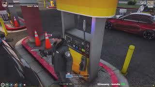 Adam Ababwa Casually Chilling Next to a Cop While The PD are Looking for him | NoPixel GTA RP