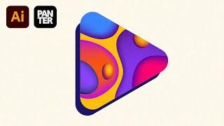 How to Design Inside of Shapes in Illustrator