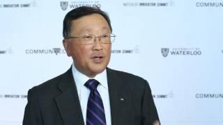 BlackBerry CEO John Chen on the company's presence in Waterloo