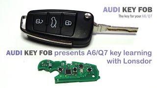 Audi key learning with Lonsdor - A6/Q7