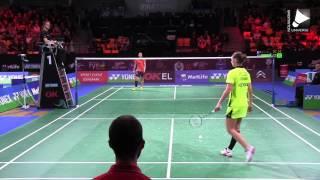 Mette Poulsen vs Hsu Ya Ching - WS - Last rallies [Denmark Open 2015]