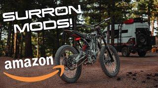 SURRON MODS FROM AMAZON! | E-Dirtbike - Vanlife Combo...