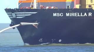 MSC MIRELLA R   Containership   Flag: Liberia  GT: 58960  DWT: 64513  294 x 32 m  Year Built: 2005