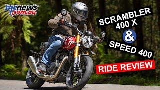 2024 Triumph Scrambler 400 X & Speed 400 Review